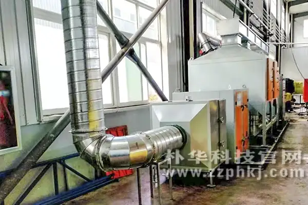 催化燃烧一体机安装现场 催化燃烧一体机安装现场