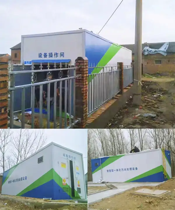 一体化污水处理设备安装,助力新农村建设