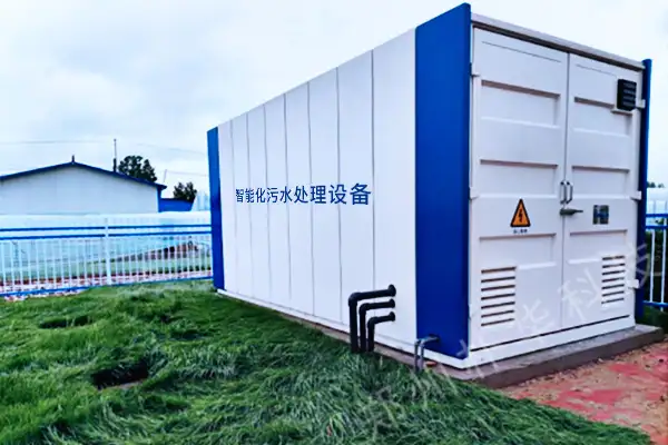 中牟某农村生活污水一体化污水处理设备项目安装完成