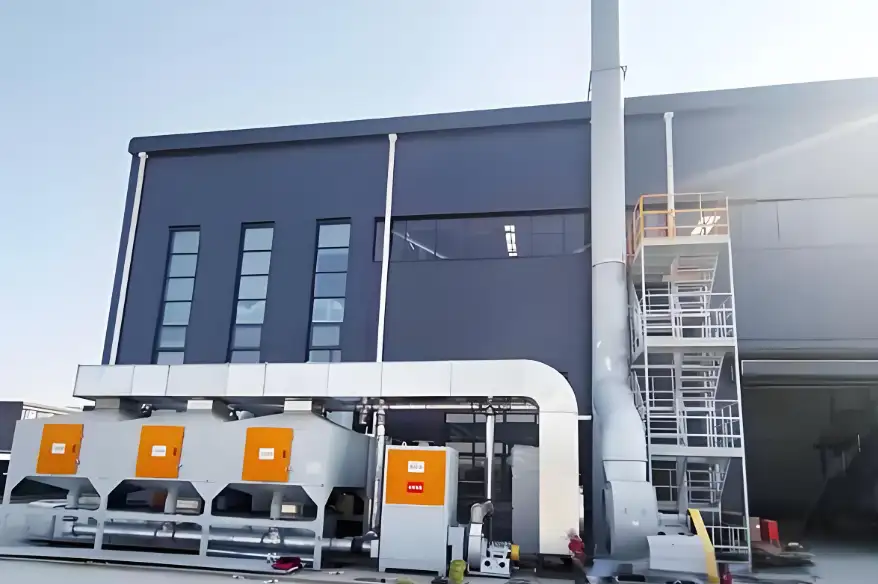 朴华科技RCO催化燃烧项目顺利完工