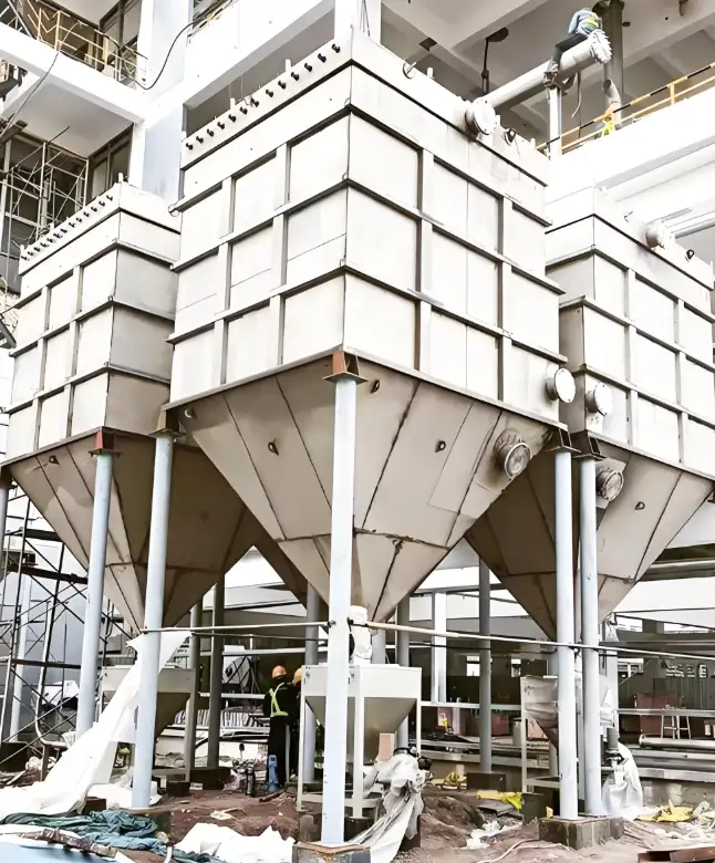 郑州朴华科技防爆除尘器施工现场