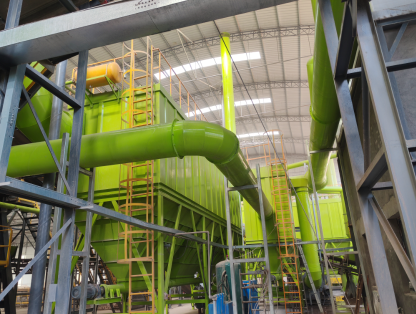 郑州朴华科技环保设备生产车间与产品展示