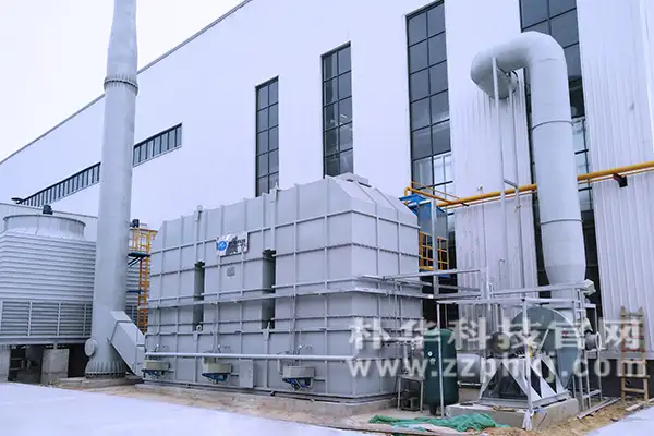 案例:有机废气VOCs处理设备RTO蓄热式焚烧