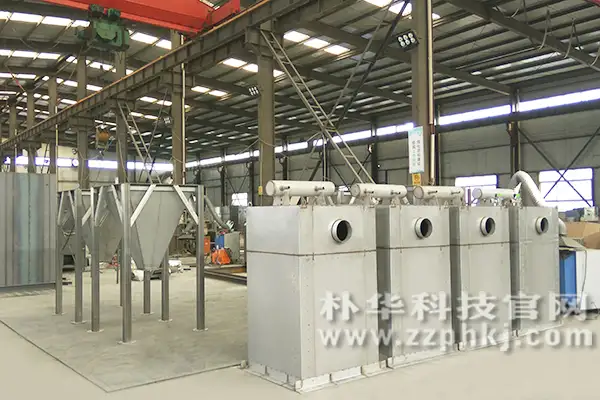 案例:驻马店某药厂客户订做的不锈钢单机滤筒除尘器