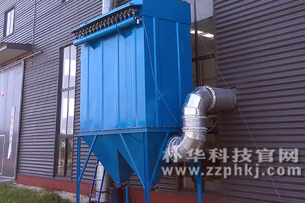 案例:高效脉冲袋式除尘器设备安装在客户厂区