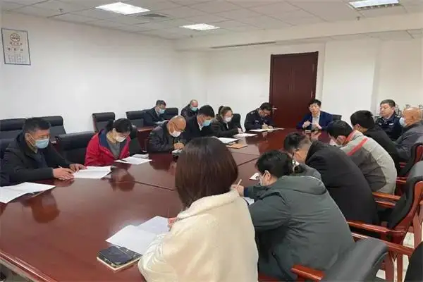 青岛市生态环境局胶州分局召开有机leyu乐鱼web登录入口升级改造工作会议